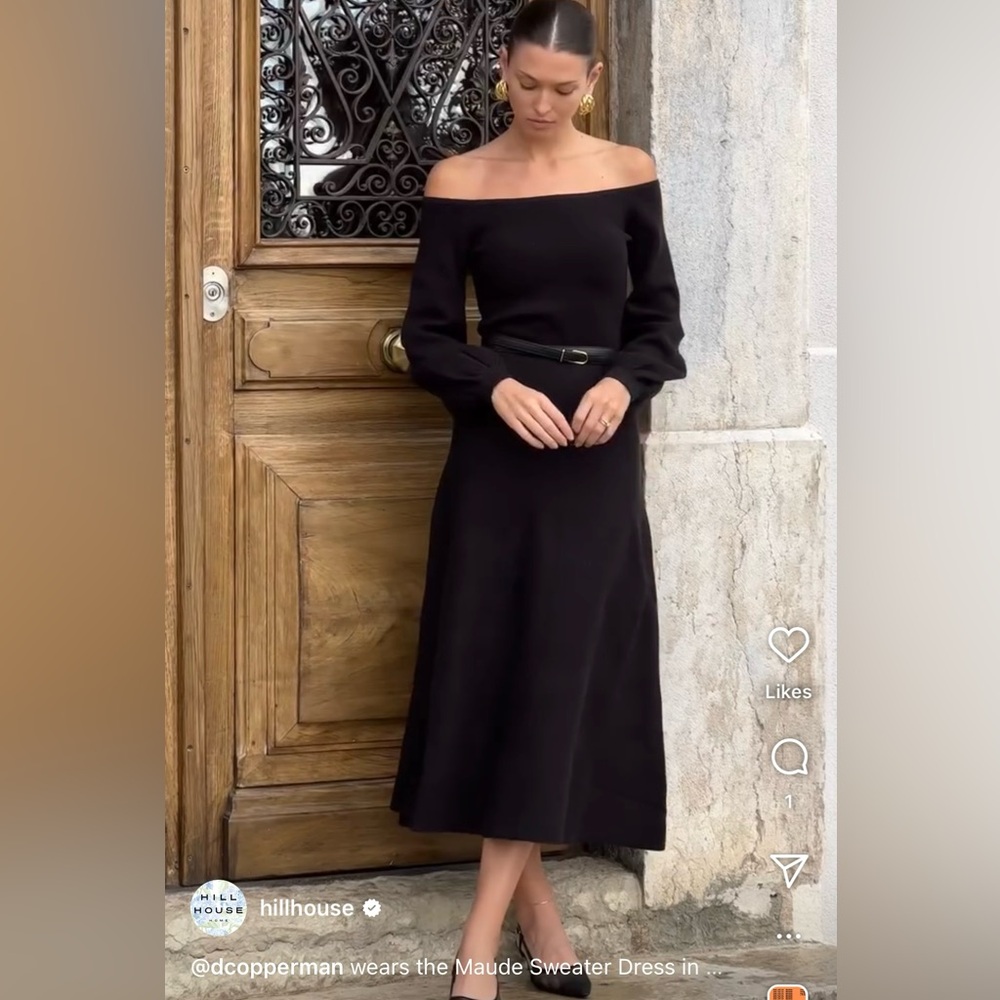 Hill House Black Maude Dress